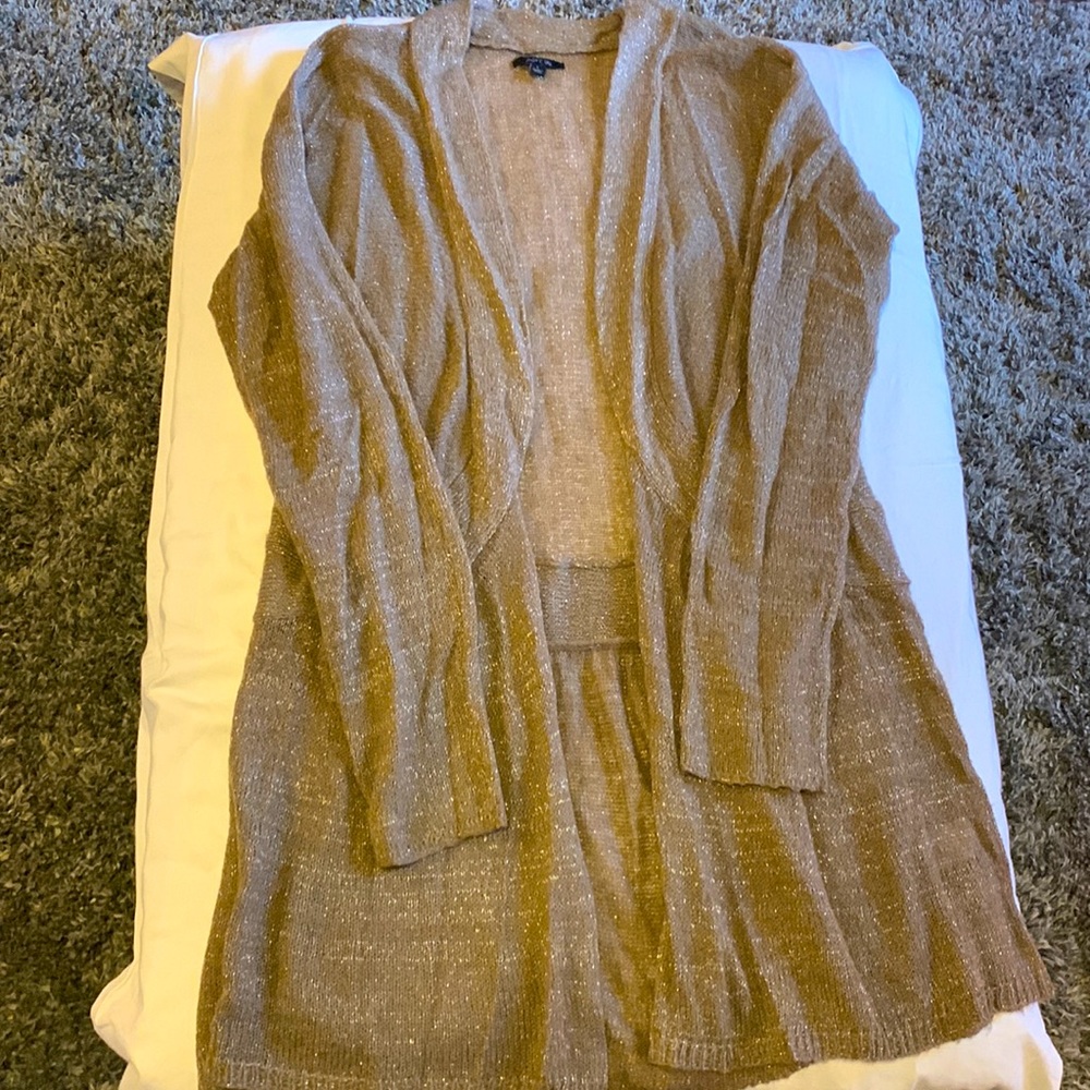 Women’s open front sweater